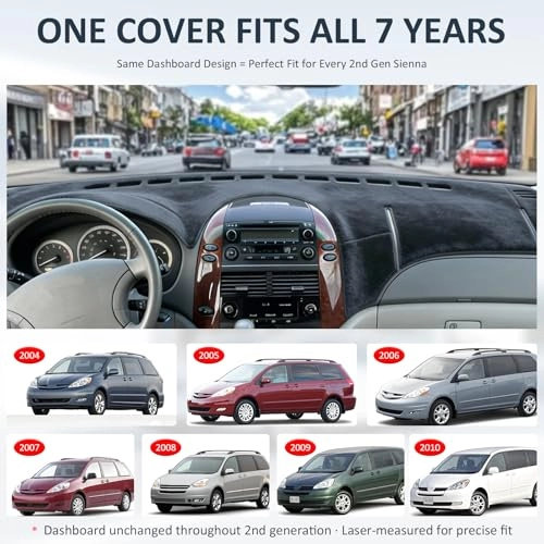 Dash Cover - Sienna 2004-2010