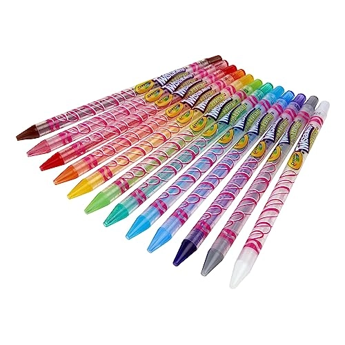 Twistables Crayon Pencils - Bold & Bright - 12 Pcs