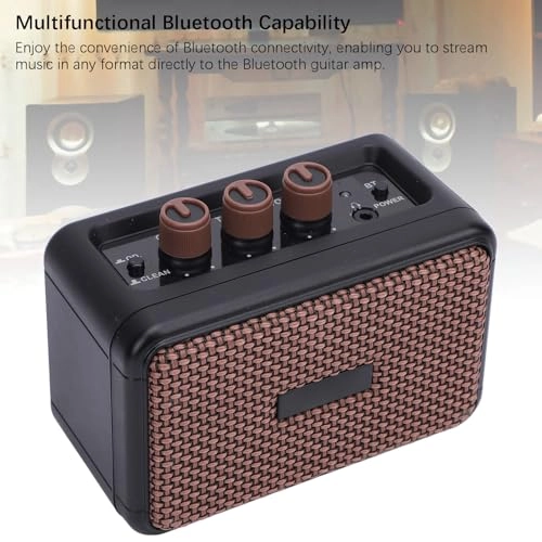 Electric Guitar Amplifier - Bluetooth 6.35mm Headphone Jack ABS