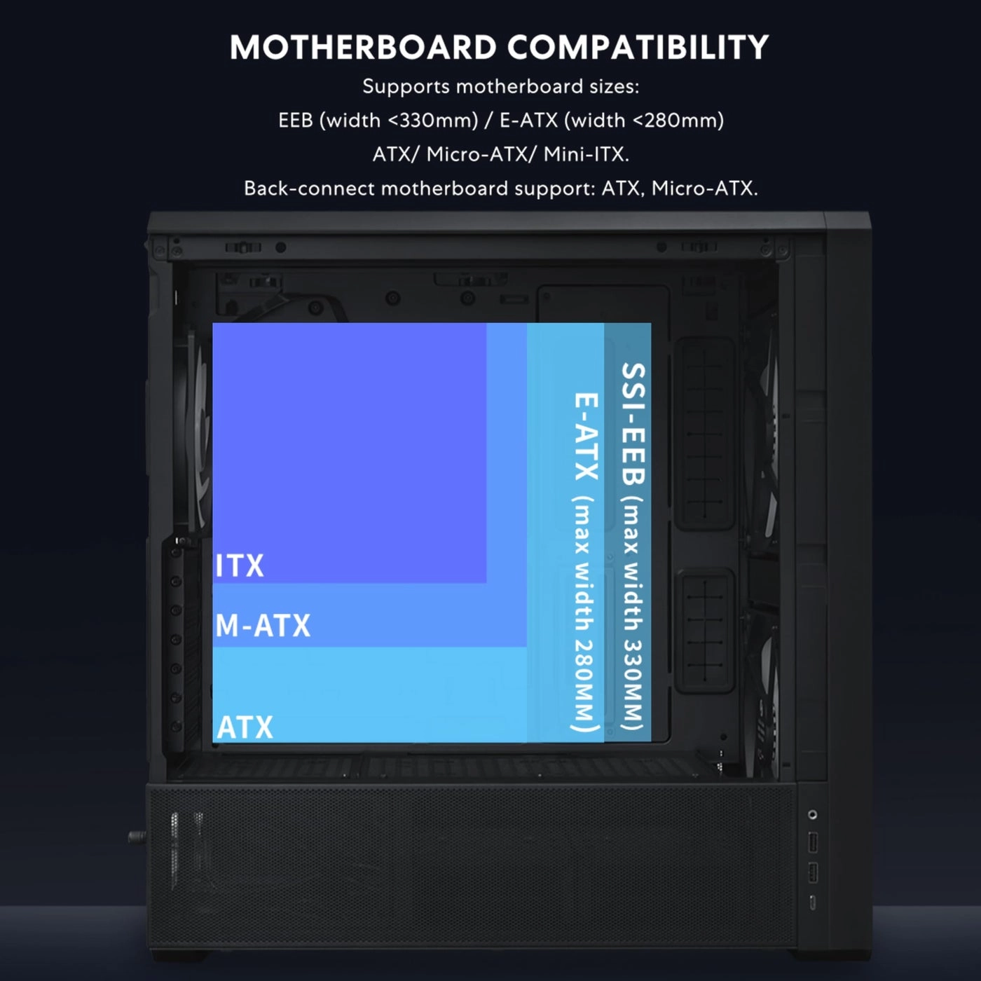 217 - Tempered Glass Side Panel Mid-tower