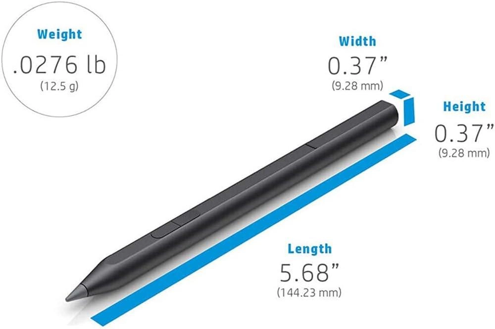 HP MPP 2.0 Tilt Pen - USB-C rechargeable Black