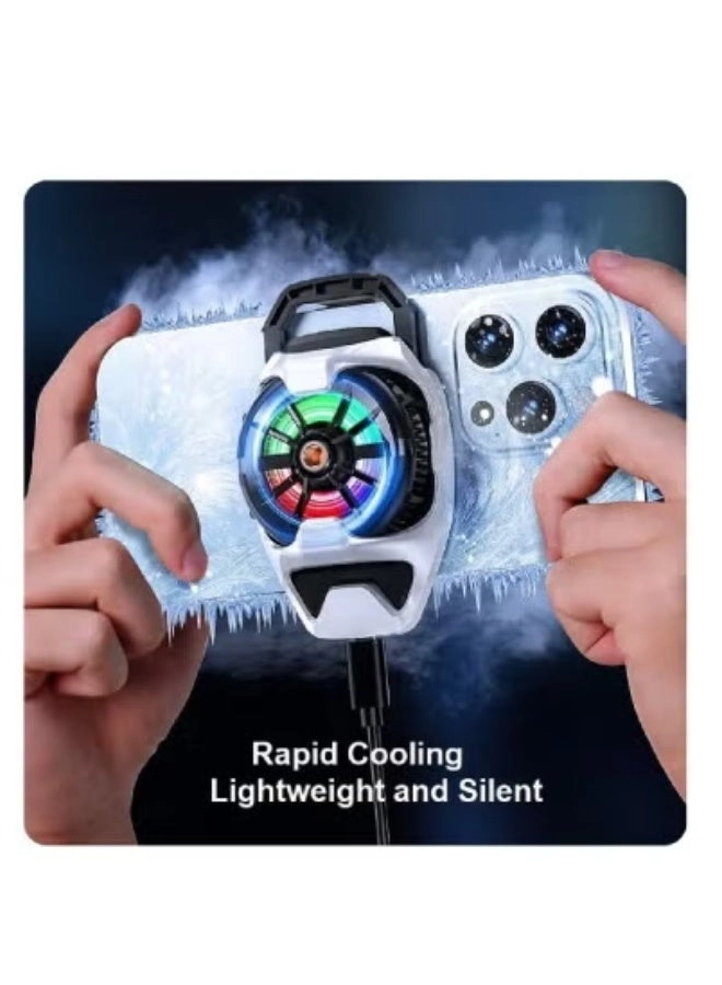 DL22 - Mobile Phone Cooling Fan RGB USB-Powered