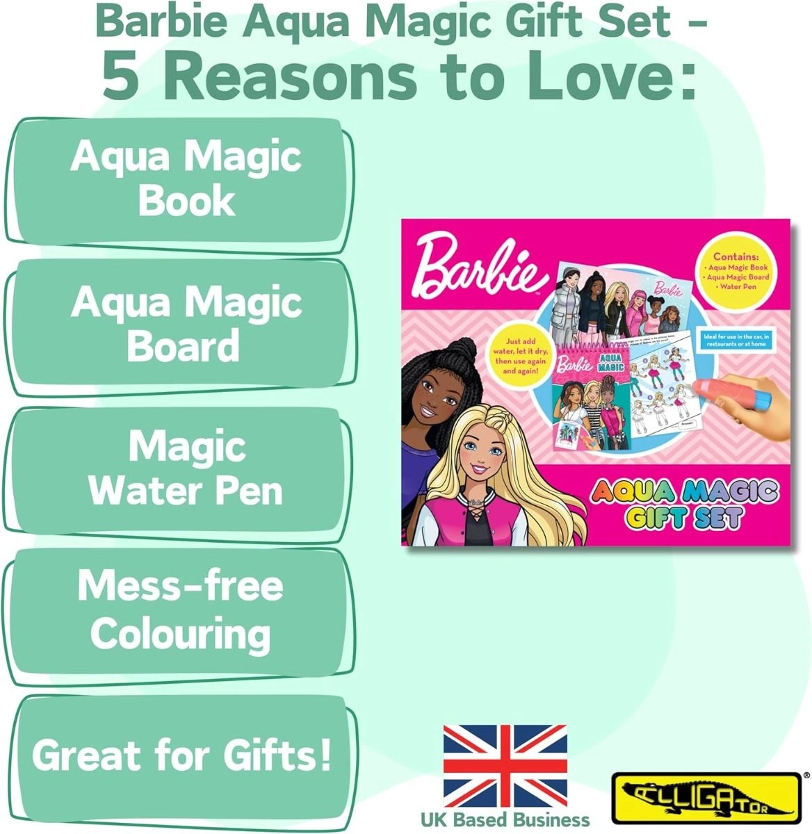 Aqua Magic - Gift Set Book Board Water Pen