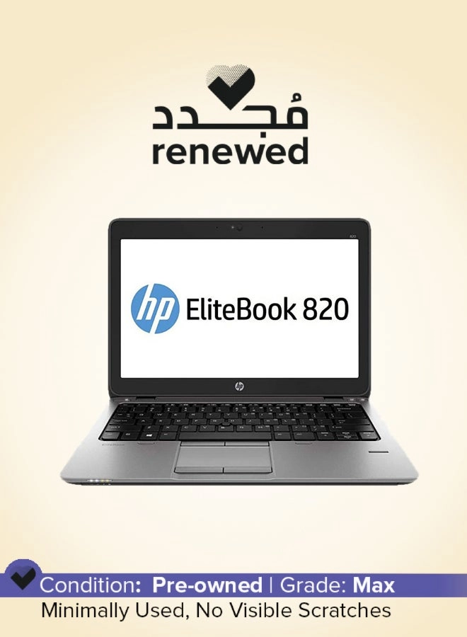 HP (Renewed) EliteBook 820 G3 - 12.5'' Core i7 8GB DDR4 256GB SSD