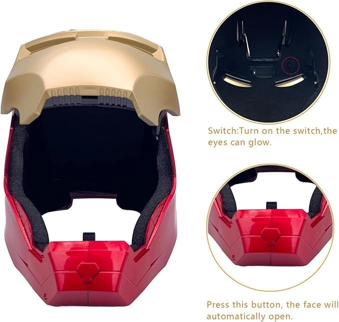 Kids Iron Maan Wearable Helmet - 4 years and up