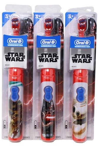 Kid's Battery Power Toothbrush - Ultra Soft 3-Piece Pack