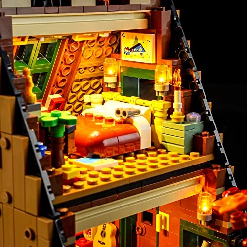 Led Lighting Kit for A-Frame Cabin (LEGO-21338)