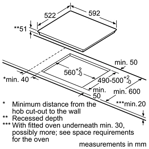 T36FB41X0G Induction hob