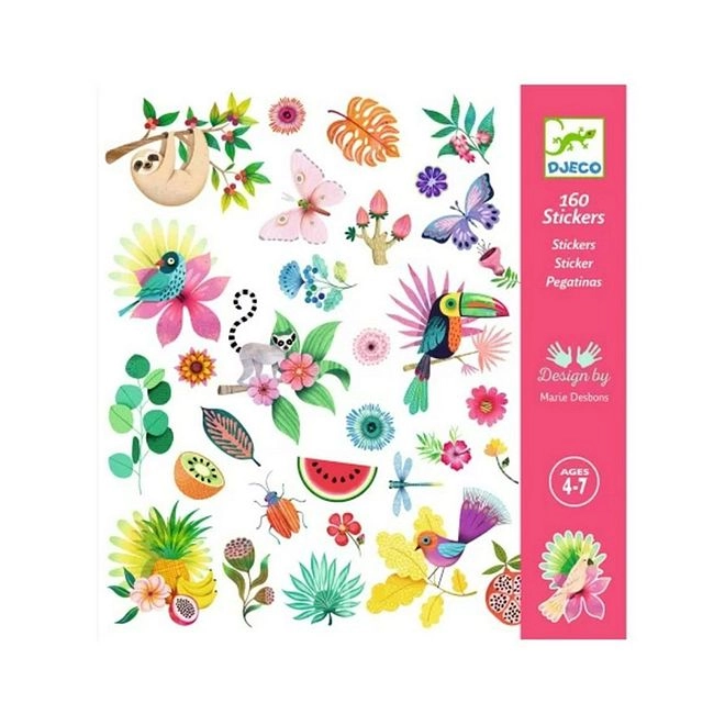 Paradise Sticker Book Reusable 160 pcs