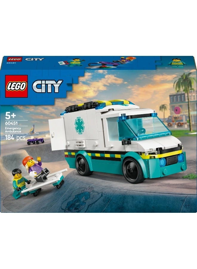 LEGO City Emergency Ambulance (60451) - Vehicle