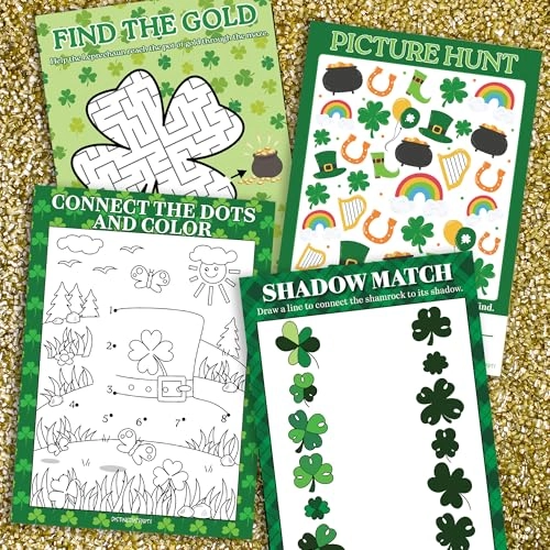 Matching + Connect The Dots + Picture Quiz + Maze - 4 years and up 50 pieces