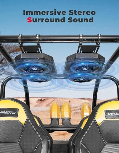 UTV Sound System - Four 6.5'' Speakers