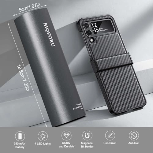 Mini Cordless Electric Screwdriver Kit - 350mAh