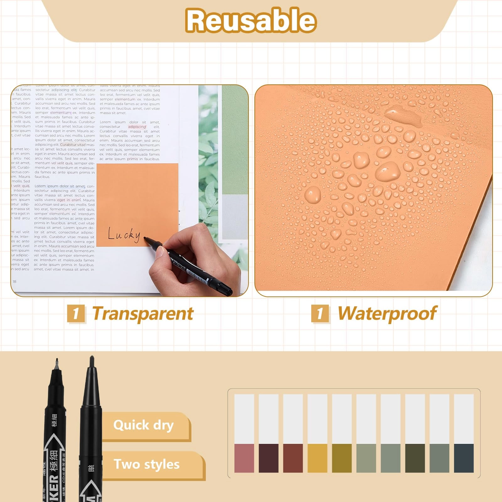 Aesthetic Book Annotation Kit - 39 Pcs