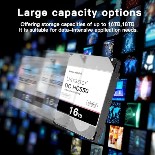 (Renewed) DC 3.5" 7200rpm 512MB SATA 6Gb/s (HC550) - 16TB