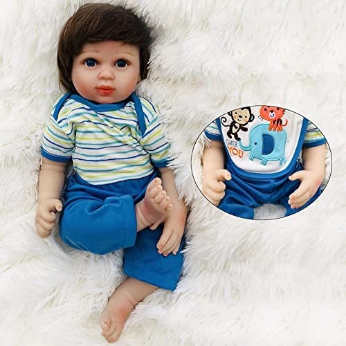 Rebirth Baby Doll - 20 Inch Vinyl Cotton Body Blue Eyes