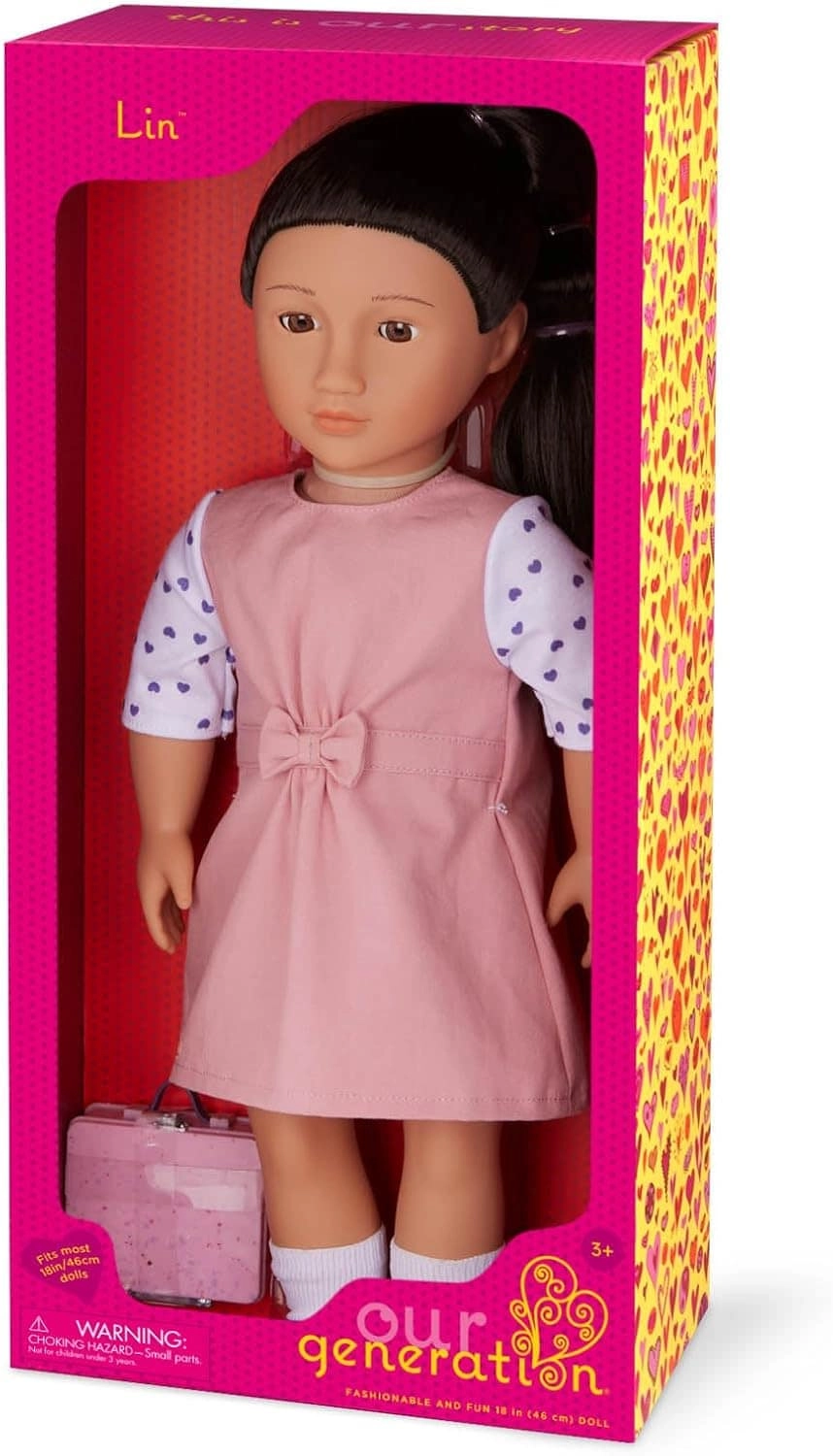 Our Generation Lin Doll - School Uniform Ages 3+