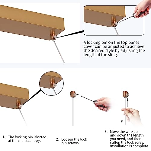 Modern LED Chandelier - 120cm