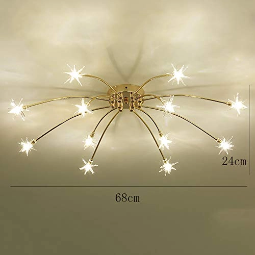 Nordic Art Stars Ceiling - G4 21 head Black and white light