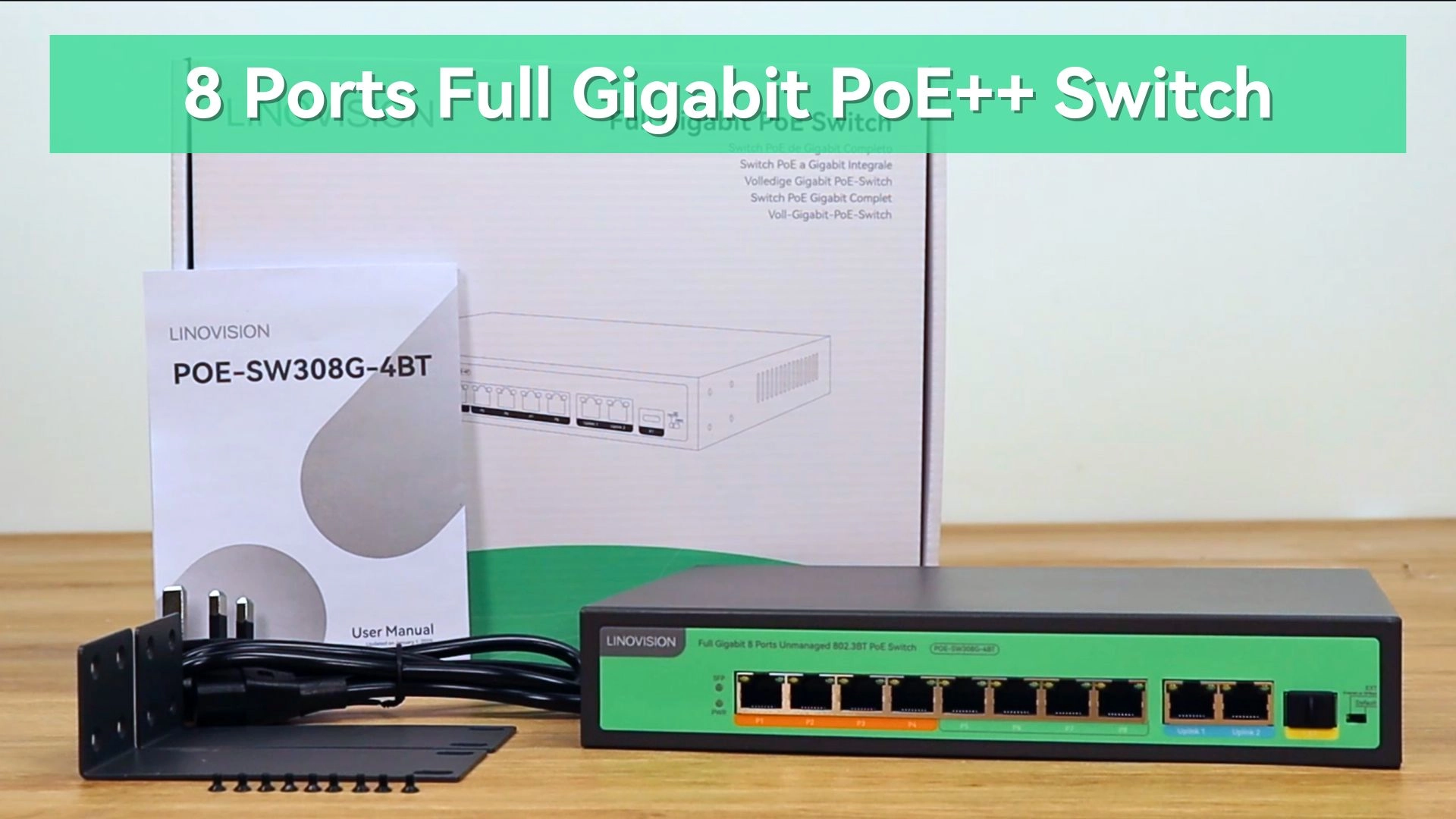 POE-SW308G-4BT 8-ports