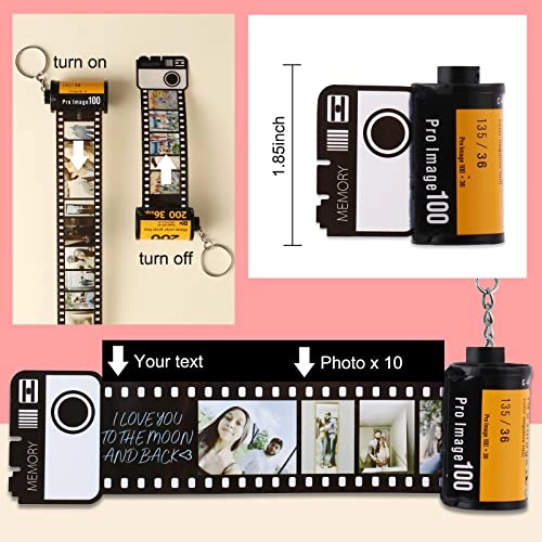 Camera Film Roll Keychain