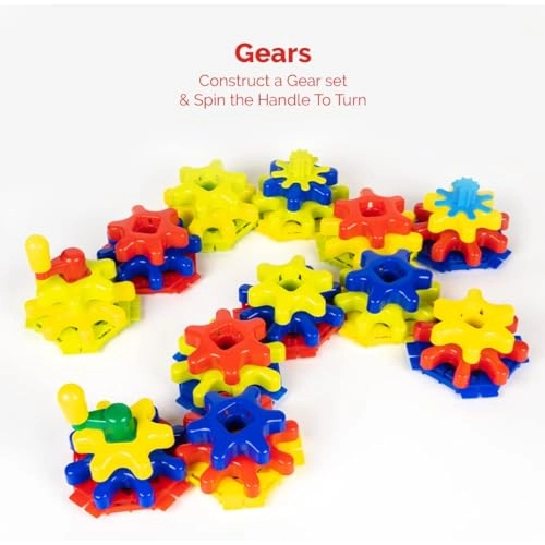 Make & Spin Gears - 5 - 10 months 40 pieces