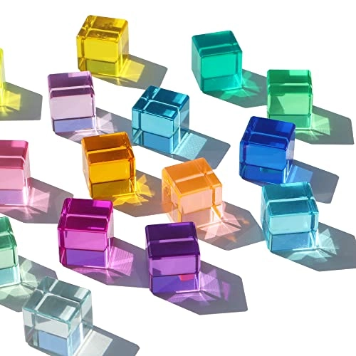 Acrylic Gem Cubes - 3 years and up 48 pieces