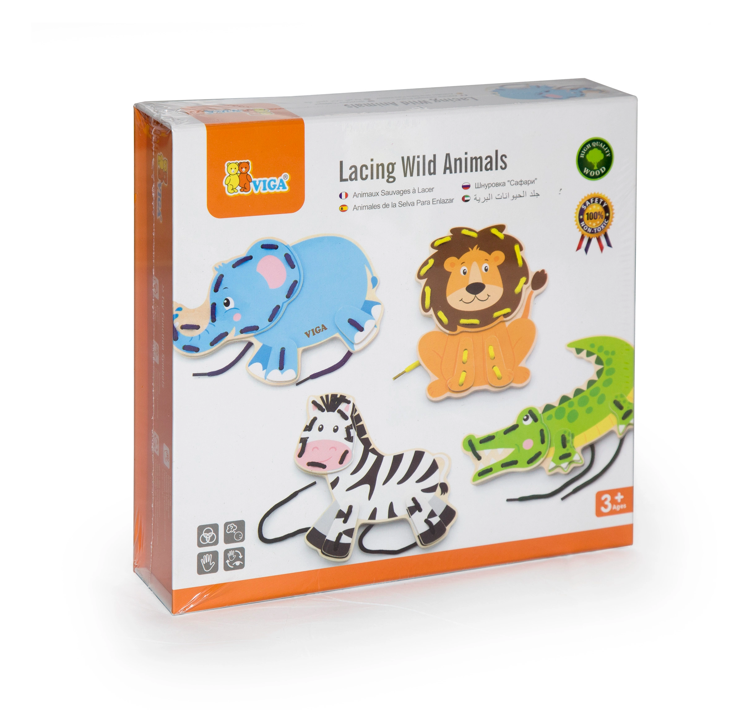 Lacing Wild Animals - 3 +