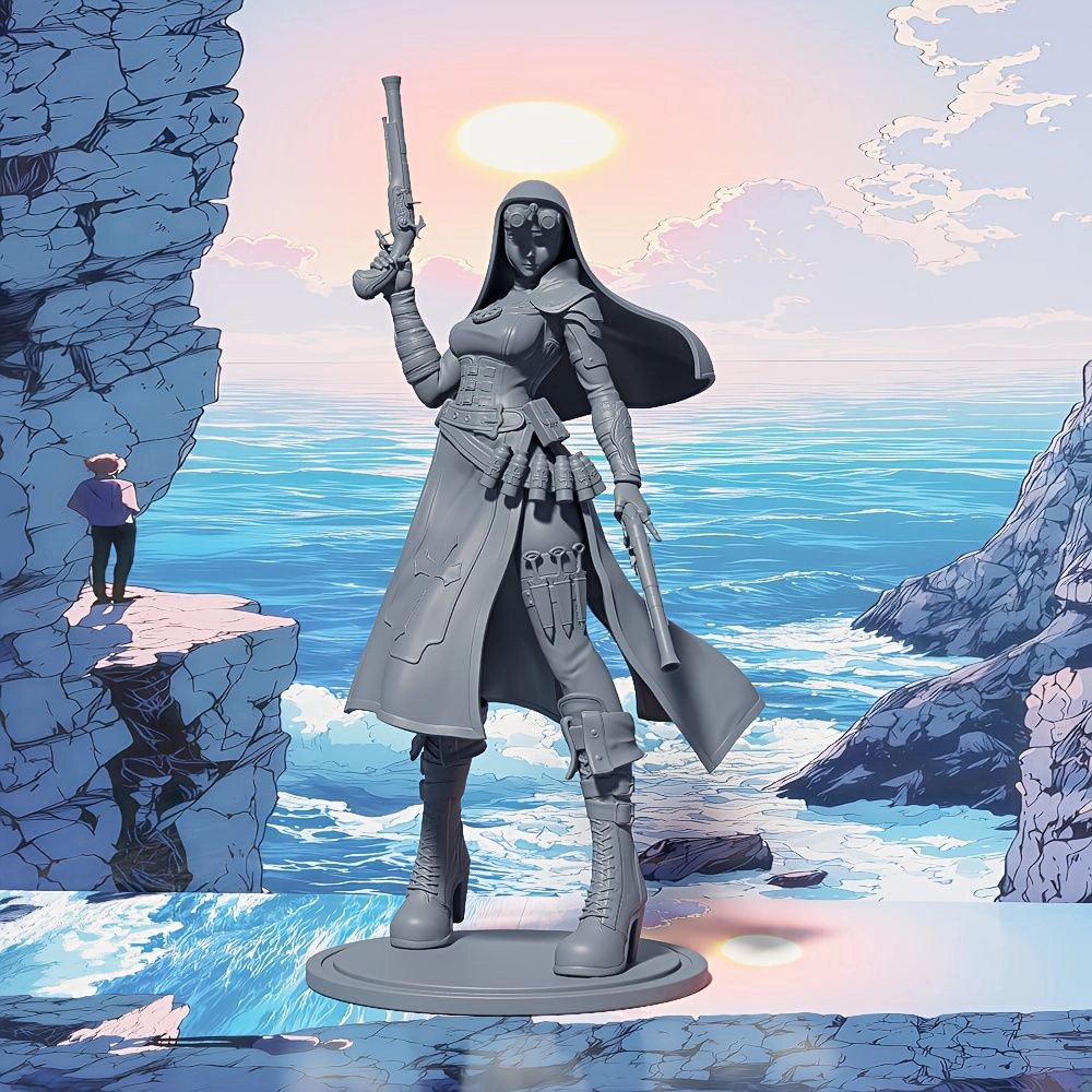 Generic D20 Nun - Unpainted Resin