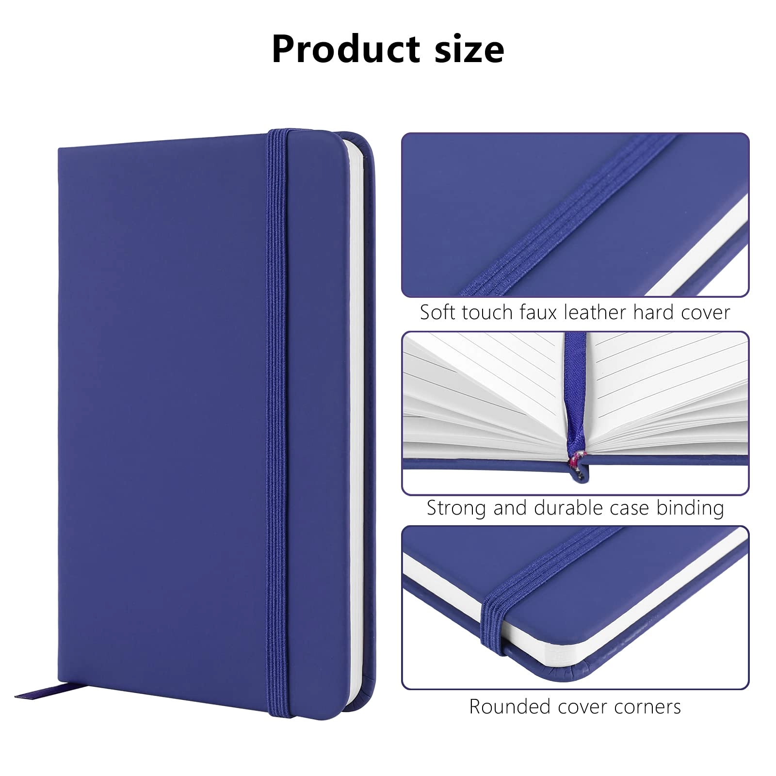 Notebook A6 Hardcover - Lined 80 Sheets