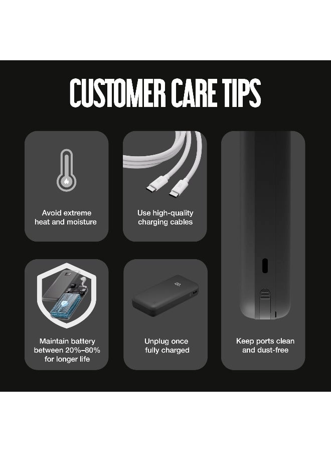 Eco Integrated Power Bank - 5000mAh 12 W