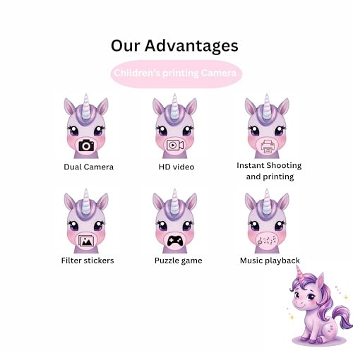 Instant Camera - Purple Unicorn
