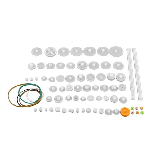 Plastic Gears, Pulley Worm Set, Crown Wheel Set - Erector Sets