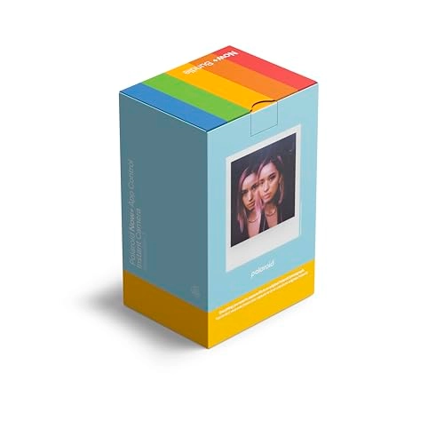 Now Generation 3 - Dual-Lens Autofocus USB-C Rechargeable + Color I-Type Instant Film - 8 Exposures + Hard Protective Case + USB-C Charging Cable + Wrist Strap + Microfiber Cleaning Cloth