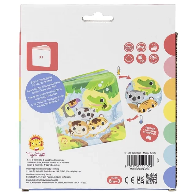 Bath Book - Multi Colour 3+