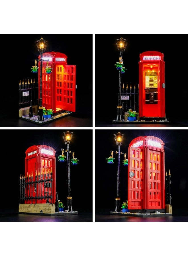 Light Kit for LEGO 21347 London Telephone Box - Compatible with LEGO Ideas Building Set