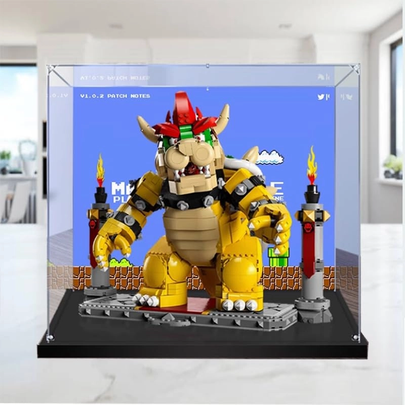 Clear Acrylic Display Case - LegoSuperMario