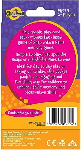 Snap + Pairs Unicorn - Card Game