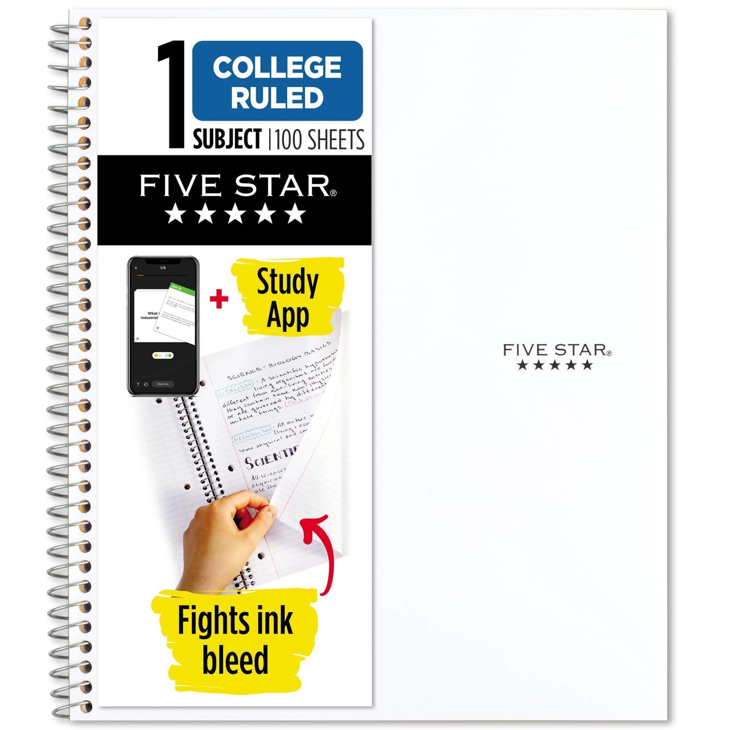 Spiral Notebook 8-1/2" x 11" Spiral - Lined 100 Sheets