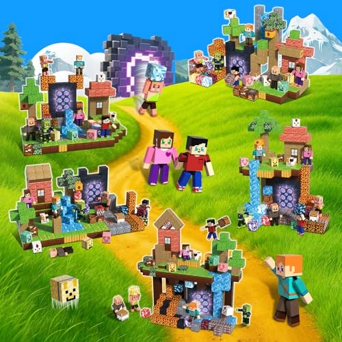 Magnetic Blocks - 6 Figures 210pcs