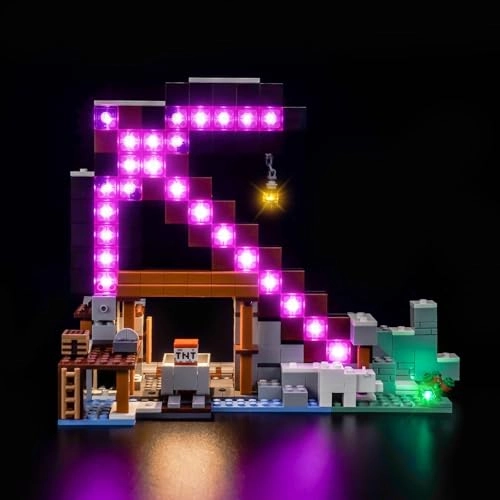 BrickBling Lighting Compatible with Lego The Pickaxe Mine 21277