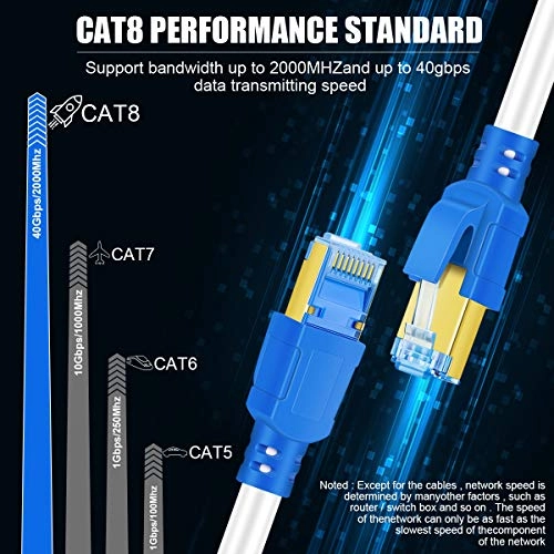 Cat8 Ethernet Cable - 100ft