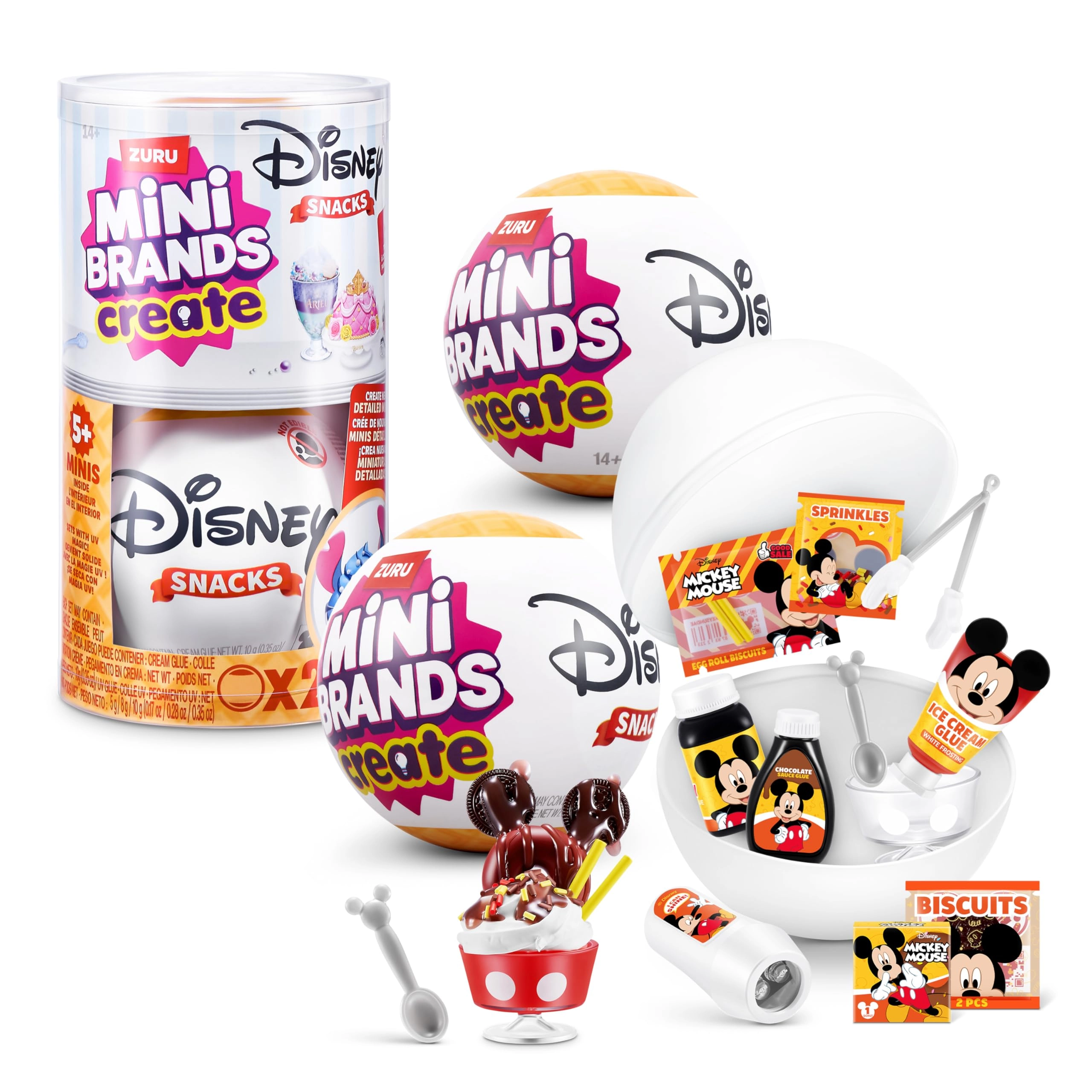 ZURU Create Disney Snacks Series 1 - 8+ Disney 2 pcs