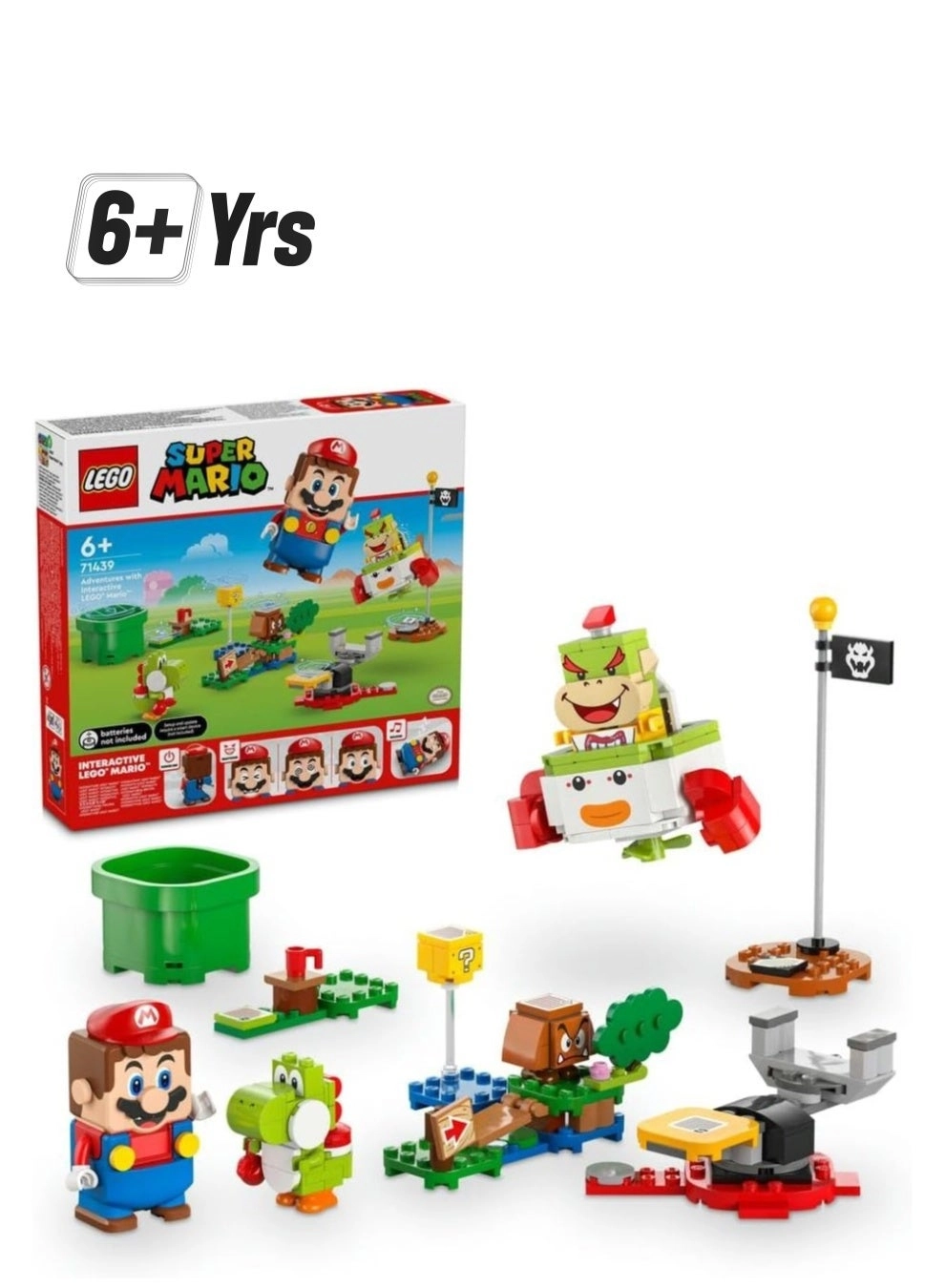 Super Mario Adventures With Interactive Mario Figure (71439)