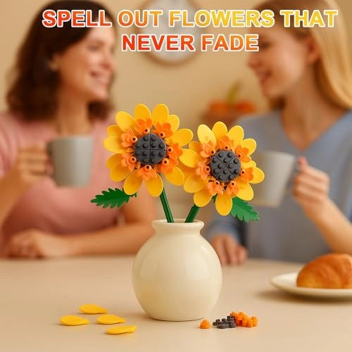 Flower Building Block Toy - Clamping Tulip