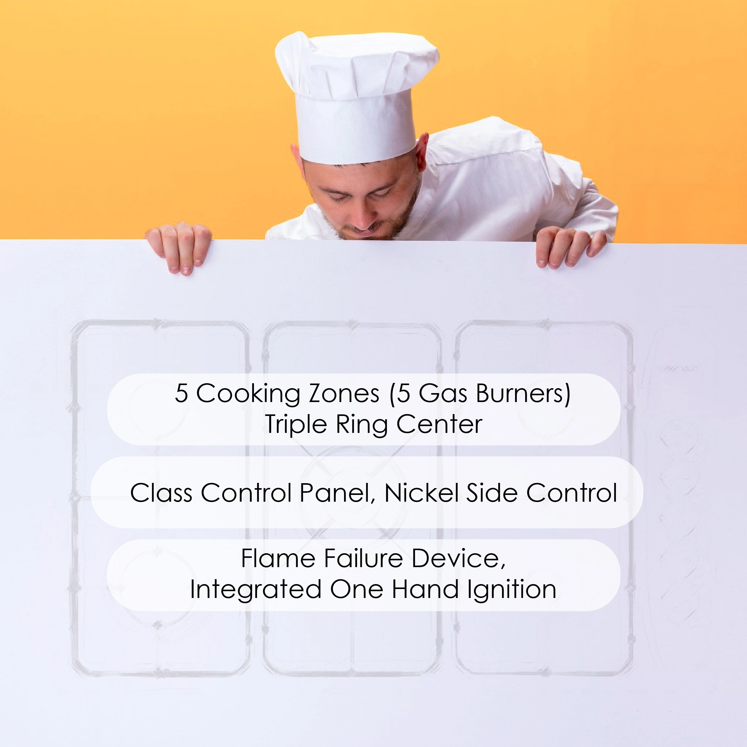 BO293MV Gas hob