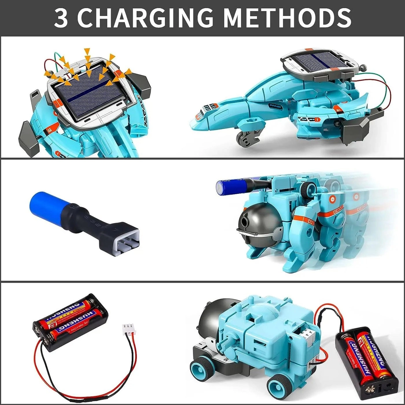 6-in-1 STEM Solar Robot Kit Engineering - 8 years+
