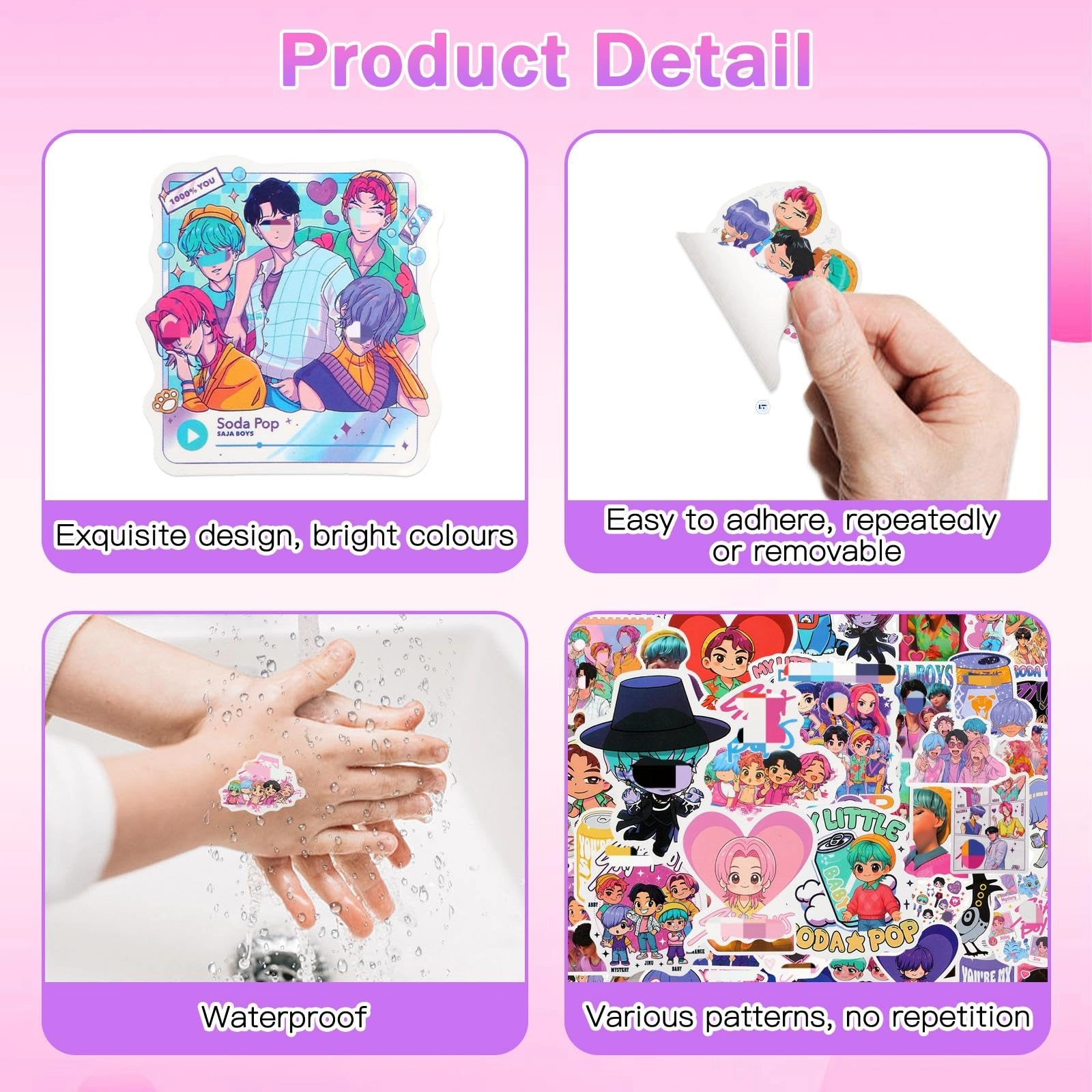 Demon Stickers - 110PCS