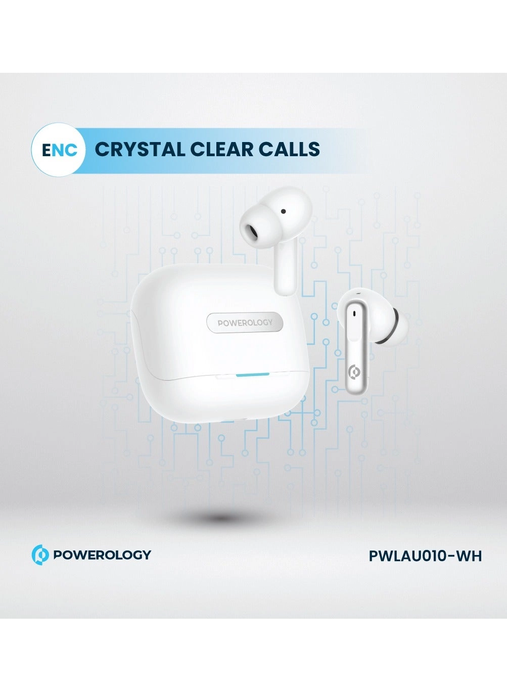 Hybrid ANC+ENC 6Mic Earphone Wireless Earphone