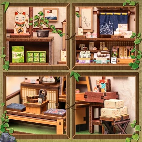 Book Nook - 3D Wooden Puzzle DIY Kit